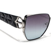 Oversize Polarized Sunglasses (Brown & Grey Lens | Grey Frame - SLPMG9103)