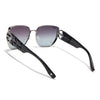 Oversize Polarized Sunglasses (Brown & Grey Lens | Grey Frame - SLPMG9103)