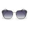 Oversize Polarized Sunglasses (Grey Lens | Grey Frame - SLPMG9104)