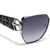 Oversize Polarized Sunglasses (Grey Lens | Grey Frame - SLPMG9104)