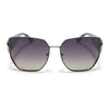 Oversize Polarized Sunglasses (Olive Lens | Grey Frame - SLPMG9105)
