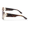 Oversize Polarized Sunglasses (Brown Lens | Golden Frame - SLPMG9107)