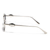 Hexagonal Polarized Sunglasses (Black Lens | Silver Frame - SLPMG9075)