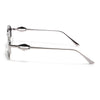 Hexagonal Polarized Sunglasses (Olive Lens | Silver Frame - SLPMG9077)
