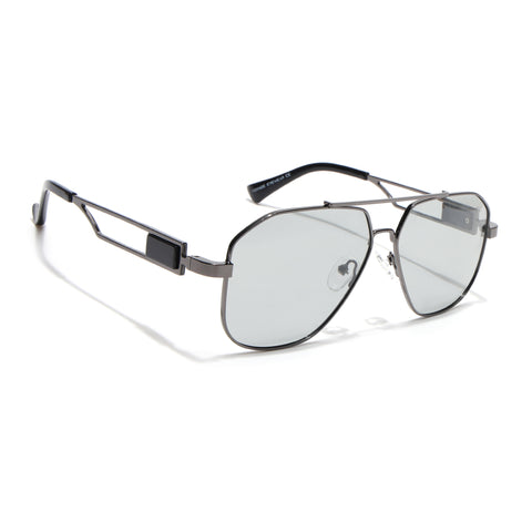 Wayfarer Sunglasses (Grey Lens | Gun Matel Frame - SLMG9017)