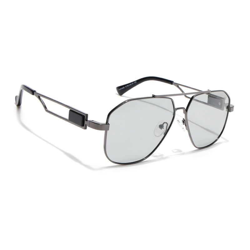 Wayfarer Sunglasses (Grey Lens | Gun Matel Frame - SLMG9017)