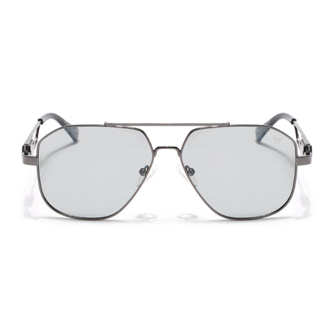 Wayfarer Sunglasses (Grey Lens | Gun Matel Frame - SLMG9017)