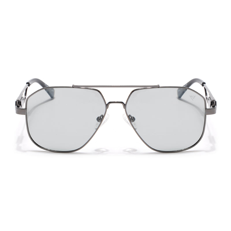 Wayfarer Sunglasses (Grey Lens | Gun Matel Frame - SLMG9017)