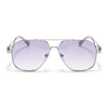 Wayfarer Sunglasses (Purple Lens | Grey Frame - SLMG9018)