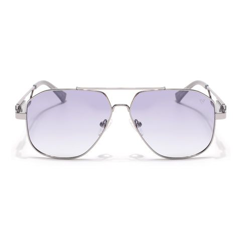 Wayfarer Sunglasses (Purple Lens | Grey Frame - SLMG9018)