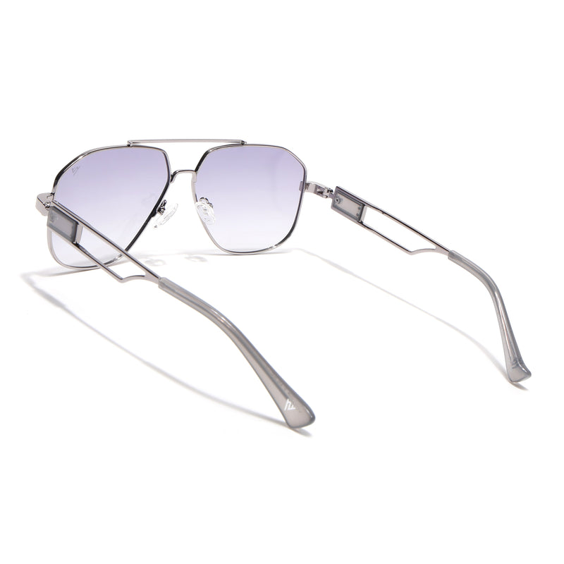 Wayfarer Sunglasses (Purple Lens | Grey Frame - SLMG9018)