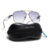 Wayfarer Sunglasses (Purple Lens | Grey Frame - SLMG9018)