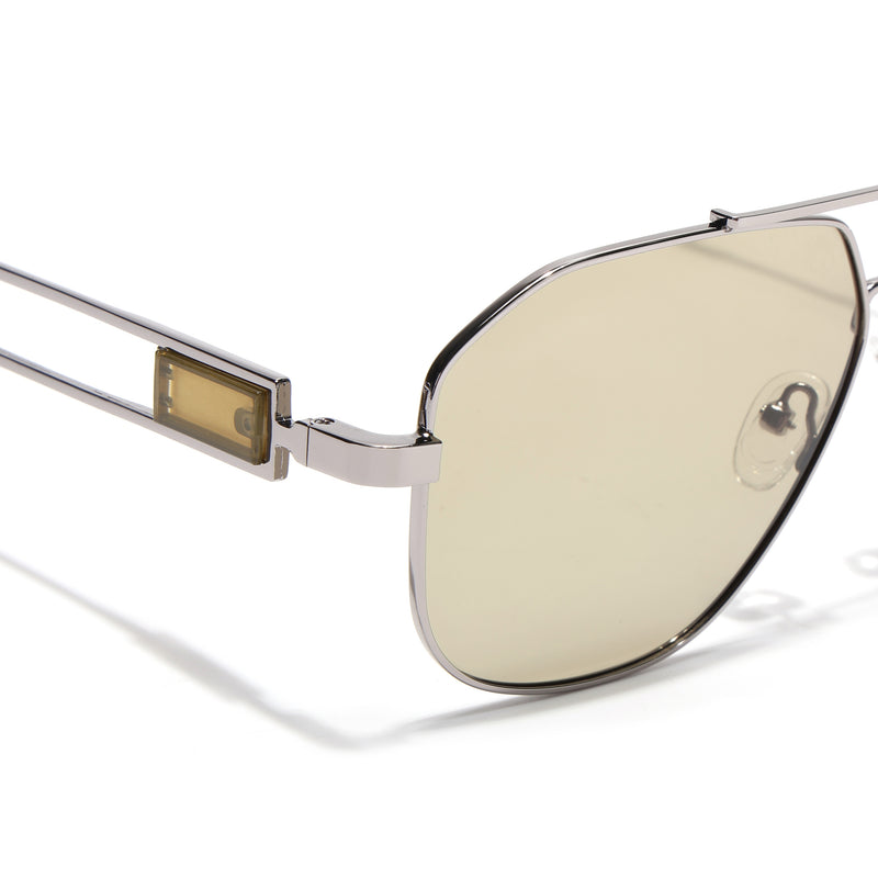 Wayfarer Sunglasses (Green Lens | Grey Frame - SLMG9019)