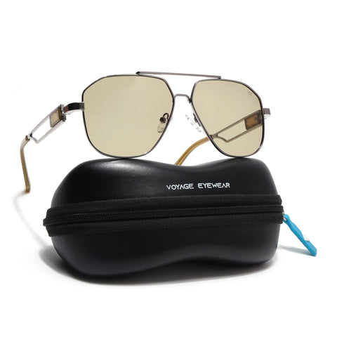Wayfarer Sunglasses (Green Lens | Grey Frame - SLMG9019)