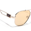 Wayfarer Sunglasses (Yellow Lens | Golden Frame - SLMG9021)
