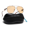 Wayfarer Sunglasses (Yellow Lens | Golden Frame - SLMG9021)