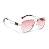 Wayfarer Sunglasses (Pink Lens | Golden Frame - SLMG9022)