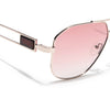 Wayfarer Sunglasses (Pink Lens | Golden Frame - SLMG9022)