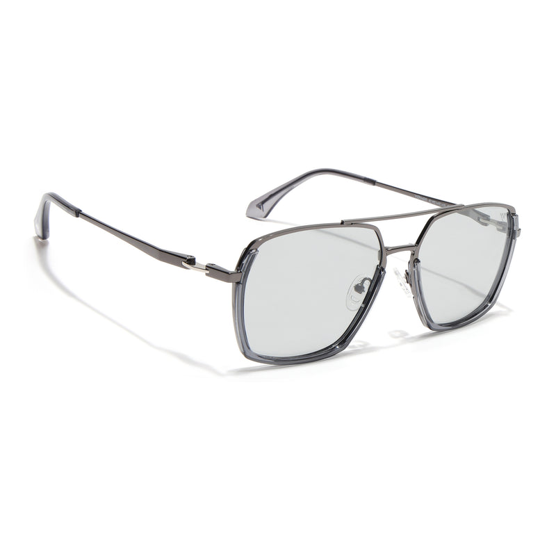 Wayfarer Polarized Sunglasses (Grey Lens | Gun Matel Frame - SLPMG9033)