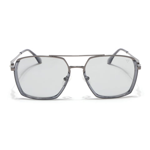 Wayfarer Polarized Sunglasses (Grey Lens | Gun Matel Frame - SLPMG9033)