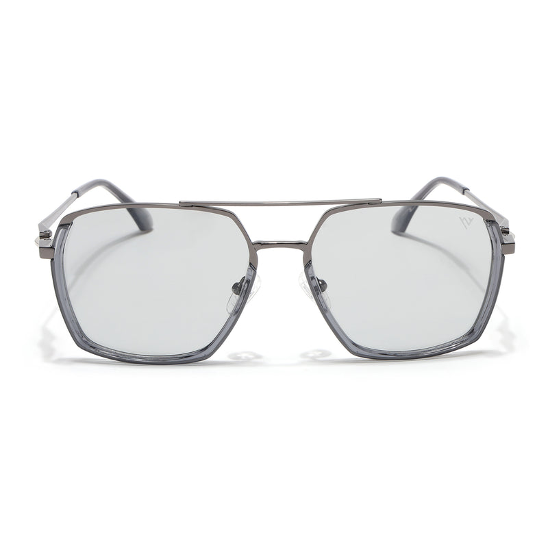 Wayfarer Polarized Sunglasses (Grey Lens | Gun Matel Frame - SLPMG9033)