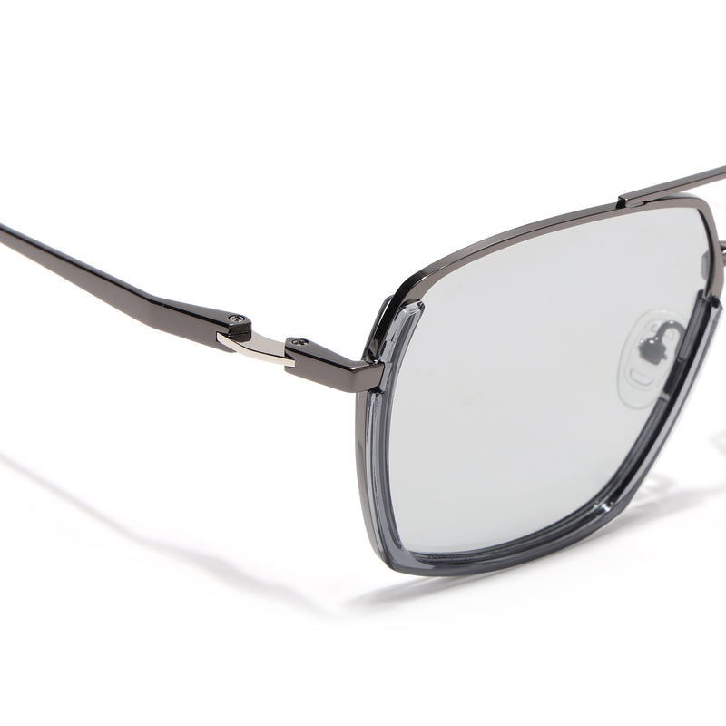 Wayfarer Polarized Sunglasses (Grey Lens | Gun Matel Frame - SLPMG9033)