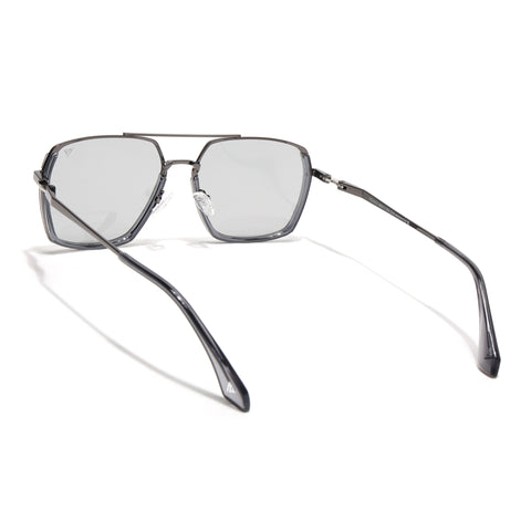 Wayfarer Polarized Sunglasses (Grey Lens | Gun Matel Frame - SLPMG9033)