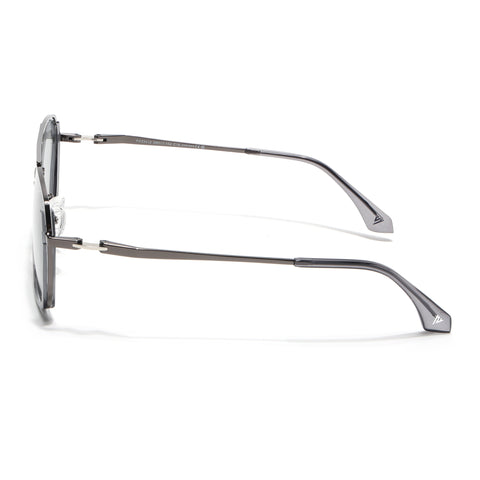 Wayfarer Polarized Sunglasses (Grey Lens | Gun Matel Frame - SLPMG9033)