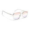 Wayfarer Polarized Sunglasses (Brown & Grey Lens | Silver Frame - SLPMG9034)