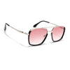 Wayfarer Polarized Sunglasses (Red Lens | Silver Frame - SLPMG9035)