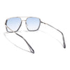 Wayfarer Polarized Sunglasses (Blue Lens | Silver Frame - SLPMG9036)