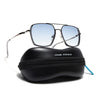 Wayfarer Polarized Sunglasses (Blue Lens | Silver Frame - SLPMG9036)