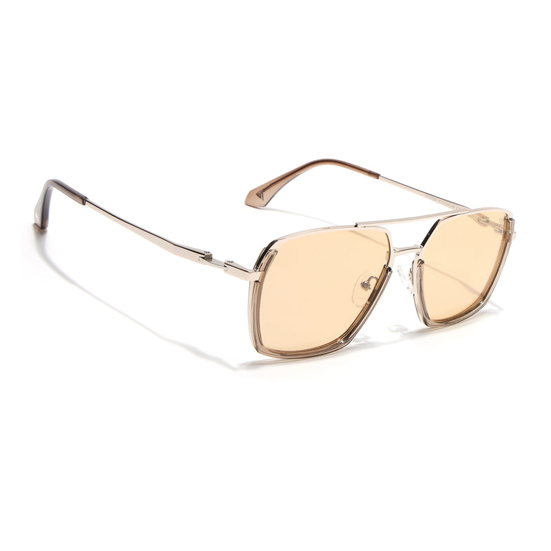 Wayfarer Polarized Sunglasses (Yellow Lens | Golden Frame - SLPMG9037)