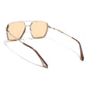 Wayfarer Polarized Sunglasses (Yellow Lens | Golden Frame - SLPMG9037)