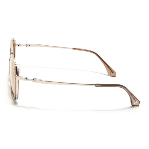 Wayfarer Polarized Sunglasses (Yellow Lens | Golden Frame - SLPMG9037)