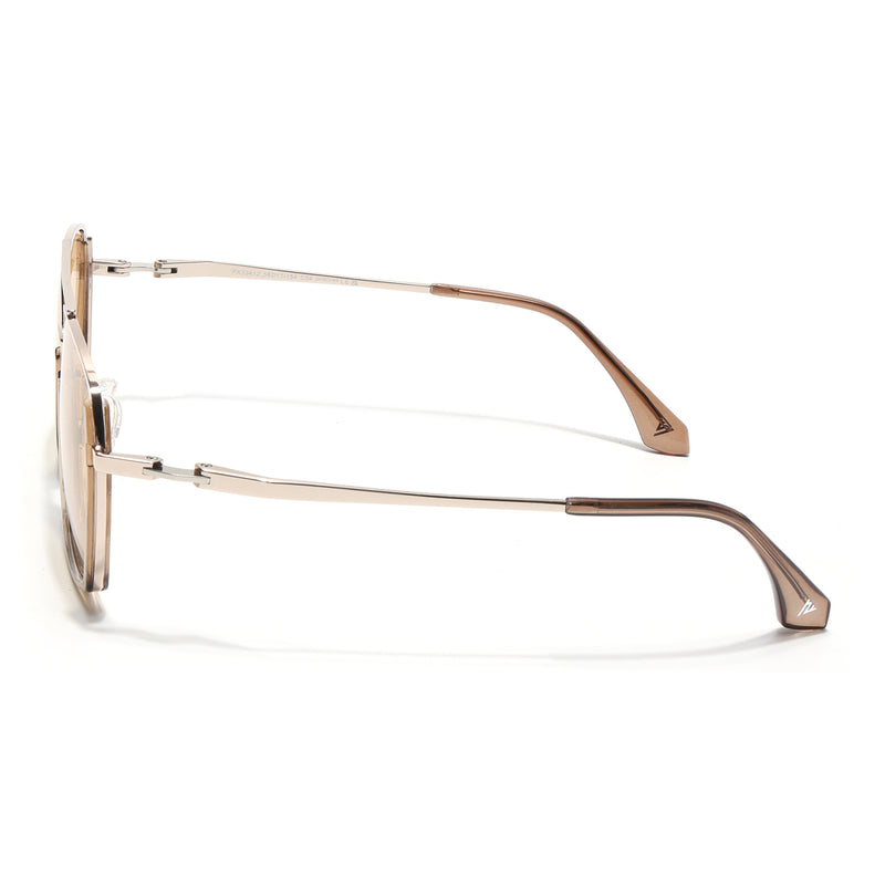 Wayfarer Polarized Sunglasses (Yellow Lens | Golden Frame - SLPMG9037)