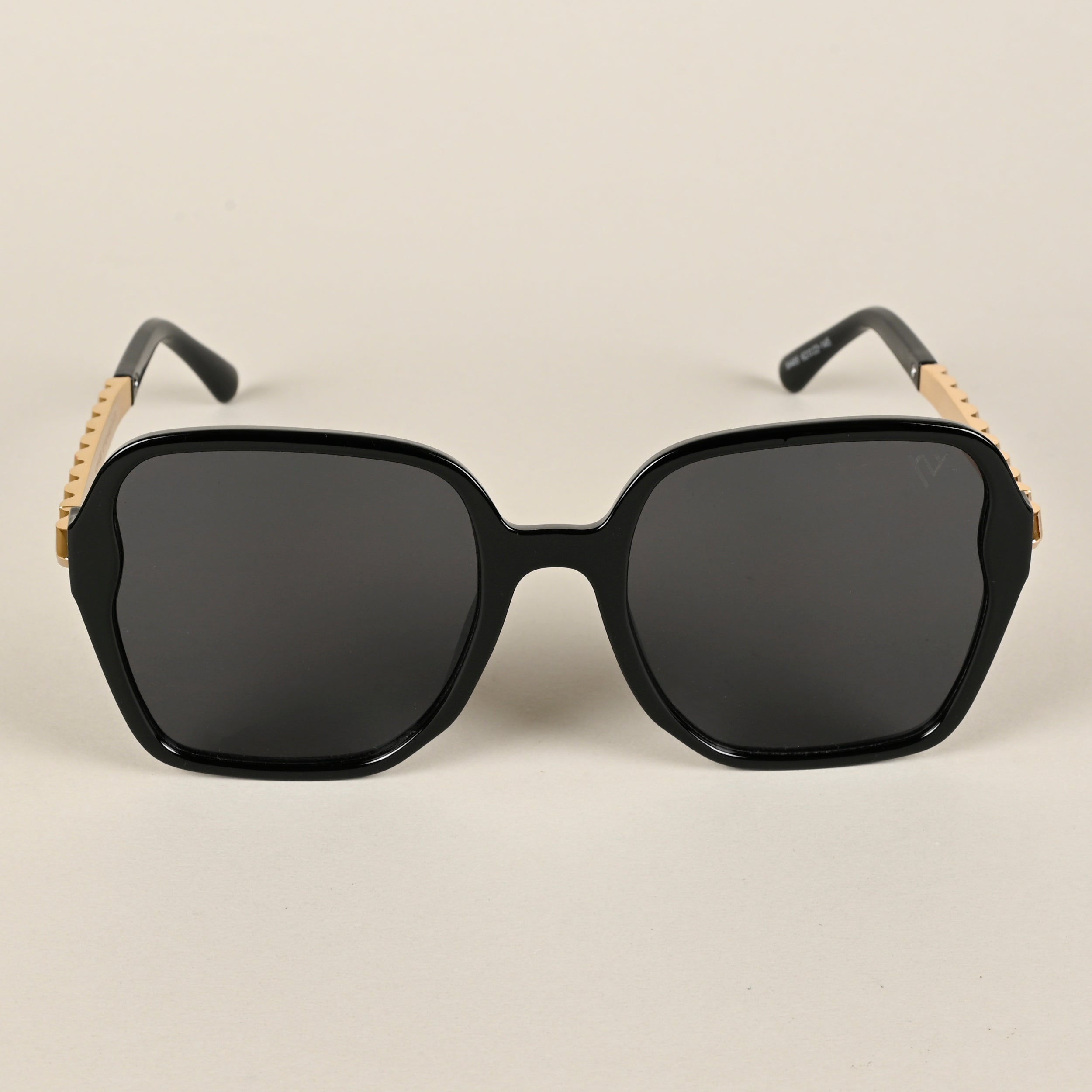 Voyage Black Square Sunglasses for Men & Women - MG4194