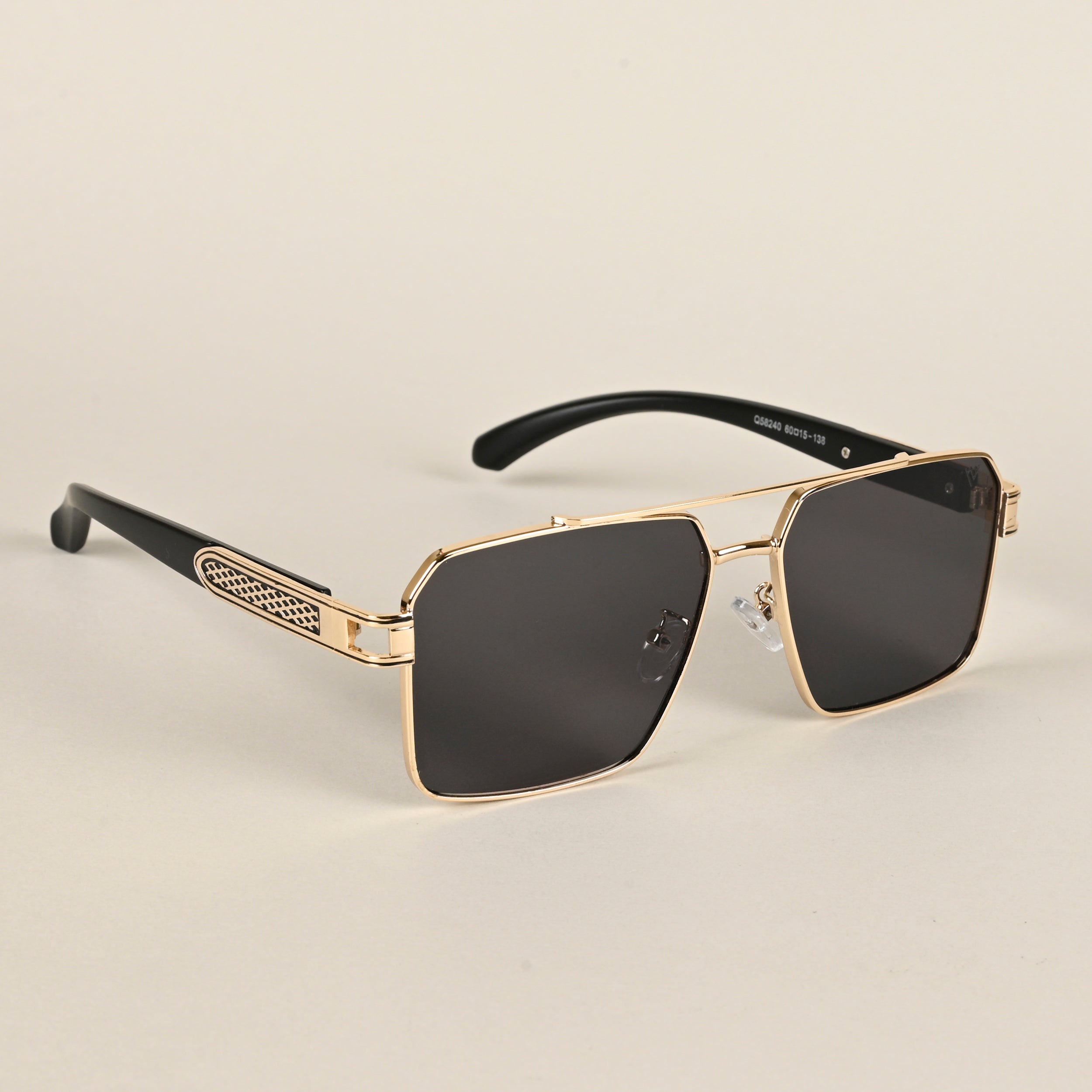 Voyage Black Wayfarer Sunglasses for Men & Women (58240MG4209)