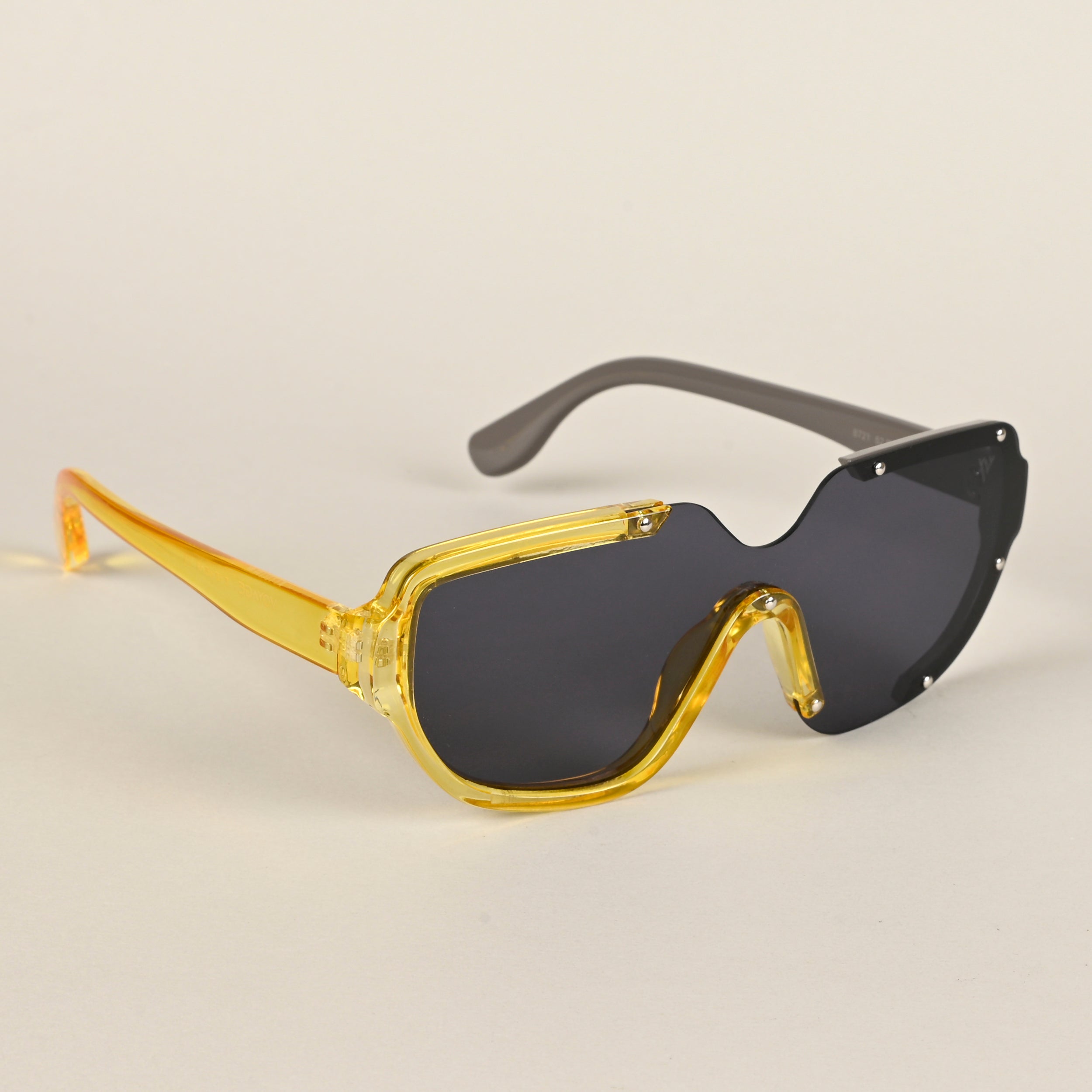 Voyage Black Wayfarer Sunglasses for Men & Women (8721MG4184)