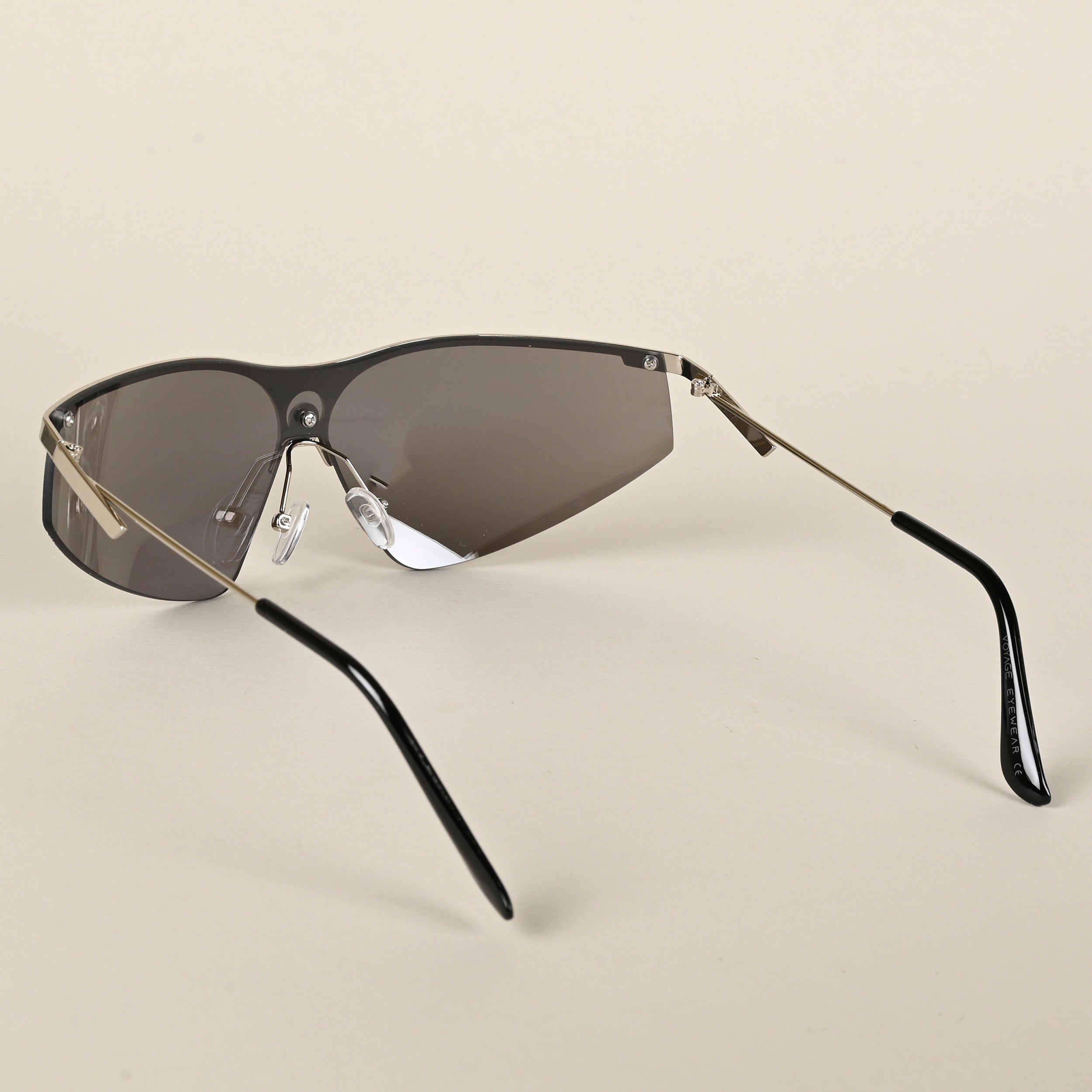 Voyage Grey Wrap-Around Sunglasses for Men & Women (3563MG4220)