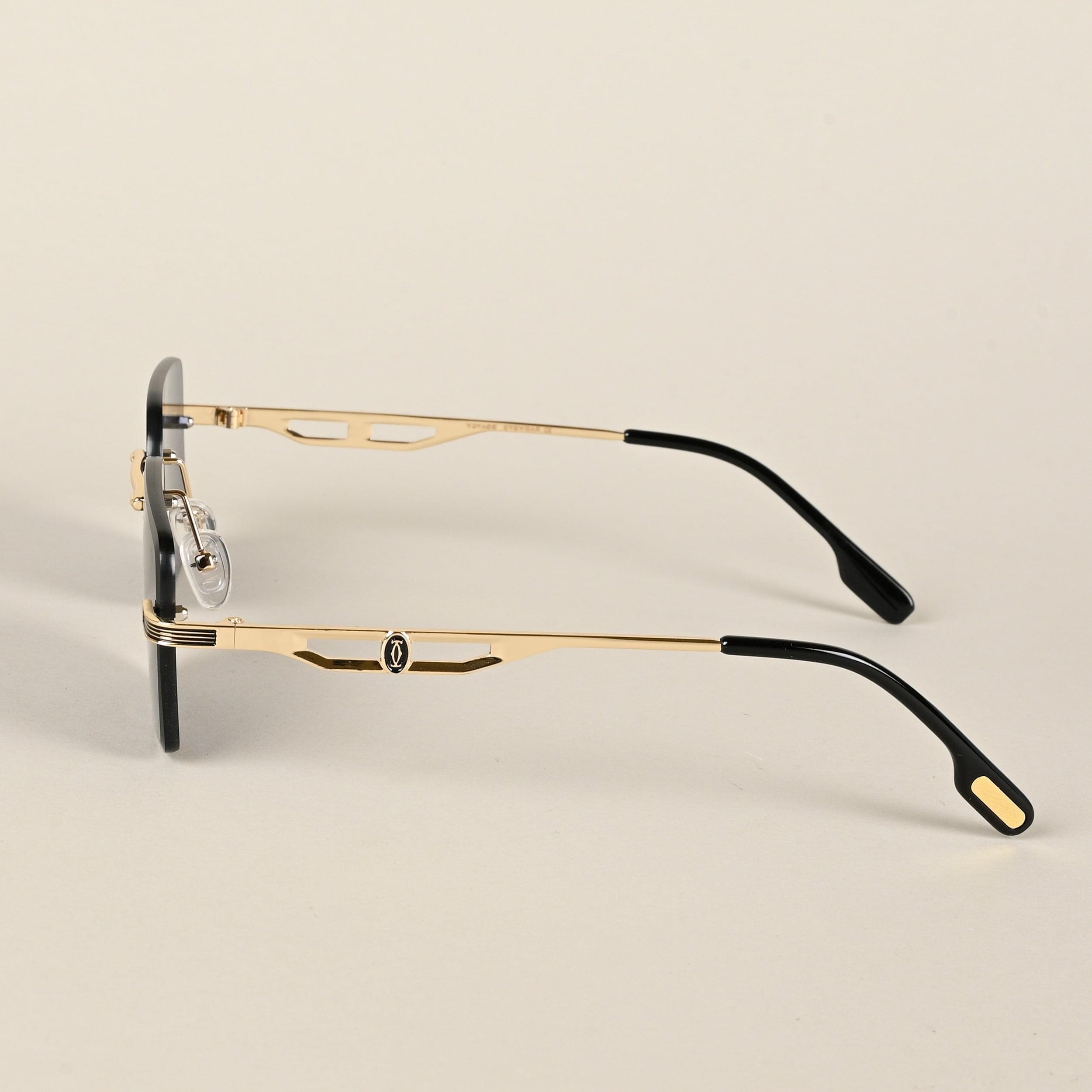 Voyage Rectangle Rimless Sunglasses for Men & Women - MG4217