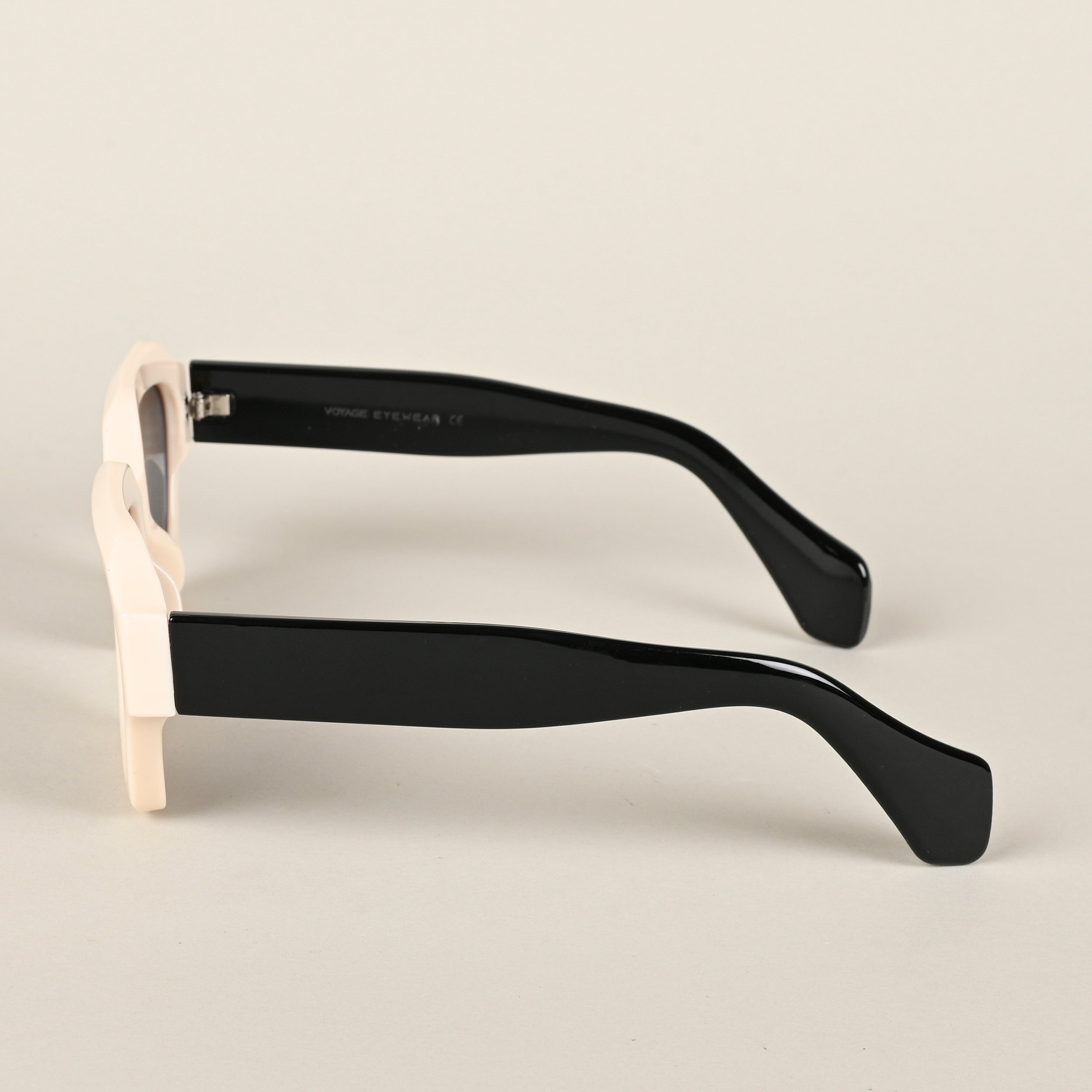 Voyage Black Rectangle Sunglasses for Men & Women (3658MG4200)