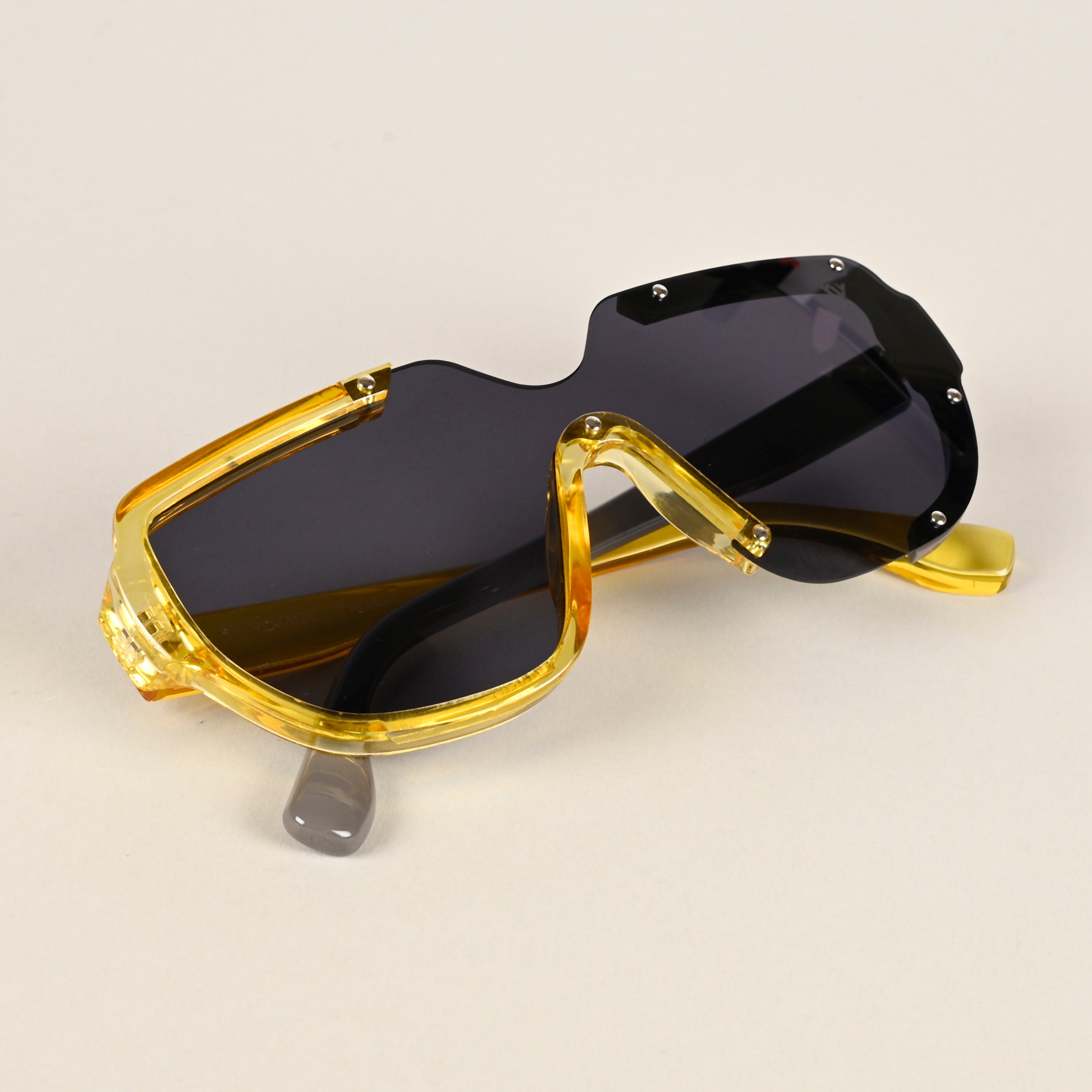 Voyage Black Wayfarer Sunglasses for Men & Women (8721MG4184)