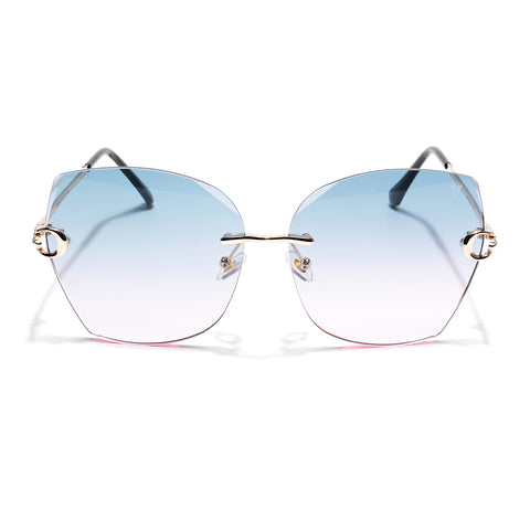 Elara | Blue and Pink Over Size Sunglasses MG2877