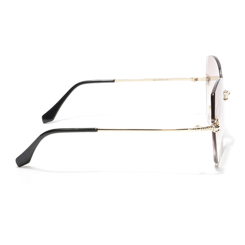 Elara | Light Brown Over Size Sunglasses MG2881