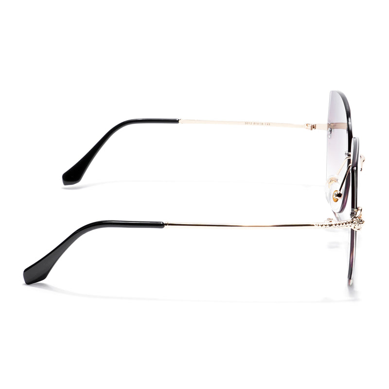 Elara | Dark Brown Over Size Sunglasses MG2883