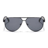 Aviator Polarized Sunglasses for Men & Women (Black Lens | Black Frame - SLPMG7224)
