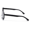 Aviator Polarized Sunglasses for Men & Women (Black Lens | Black Frame - SLPMG7224)