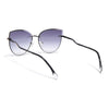 Cateye Sunglasses for Women (Grey & Clear Lens | Silver Frame - SLMG7220)