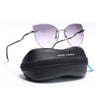 Cateye Sunglasses for Women (Grey & Purple Lens | Silver Frame - SLMG7221)